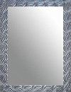 Зеркало в багете 700х1400 мм Люкс - 6/1 серебро (бел)