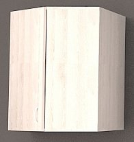 Шкаф навесной угловой 600*600*720 левый/правый (Сосна белая)